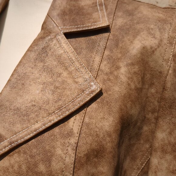 Vintage Brown Jacket with Classic Silhouette - Picture 5 of 9